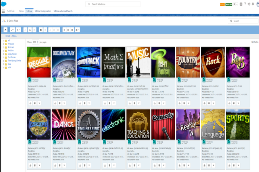 screenshot of S-Drive