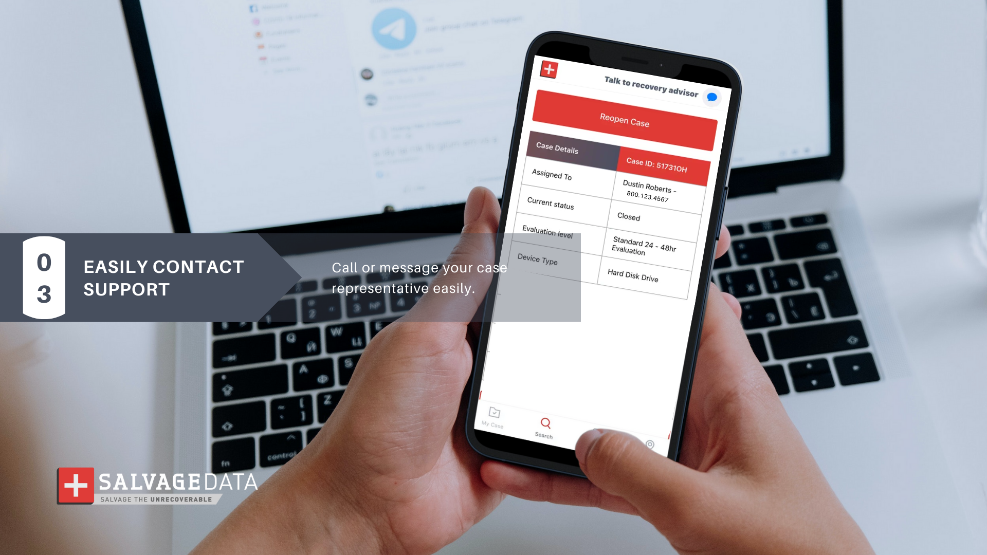 screenshot of SALVAGEDATA