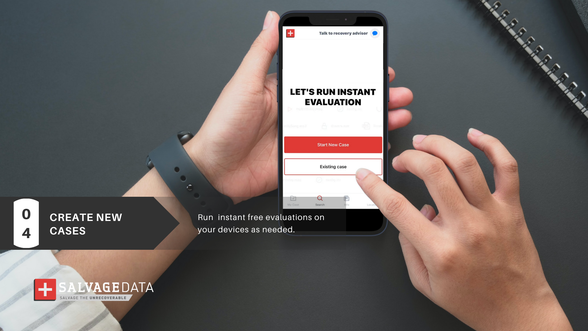 screenshot of SALVAGEDATA