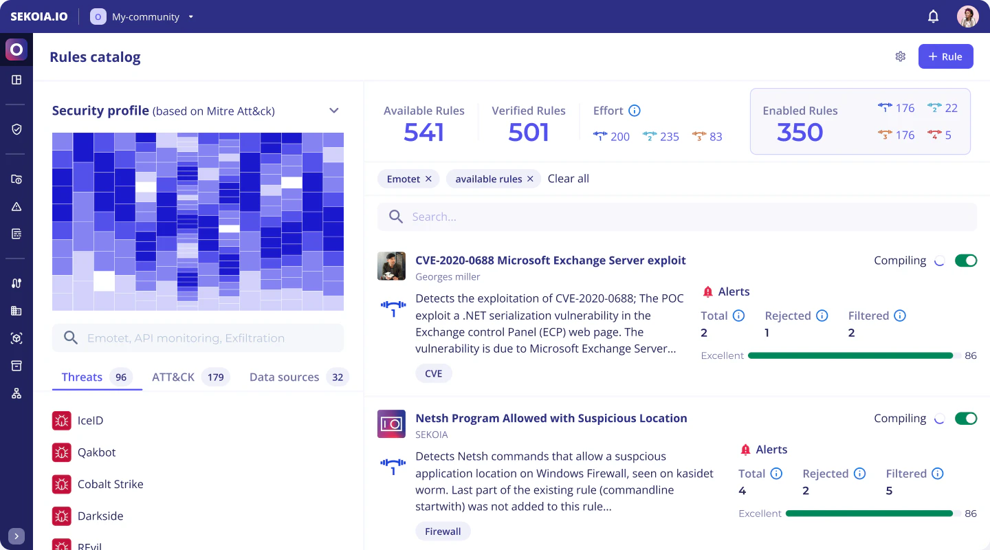 screenshot of SEKOIA.IO