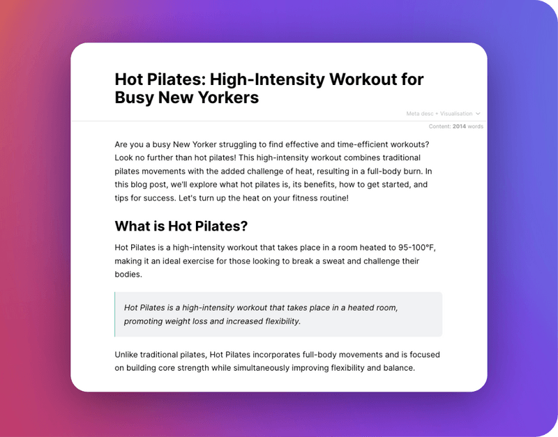 screenshot of SEO.ai