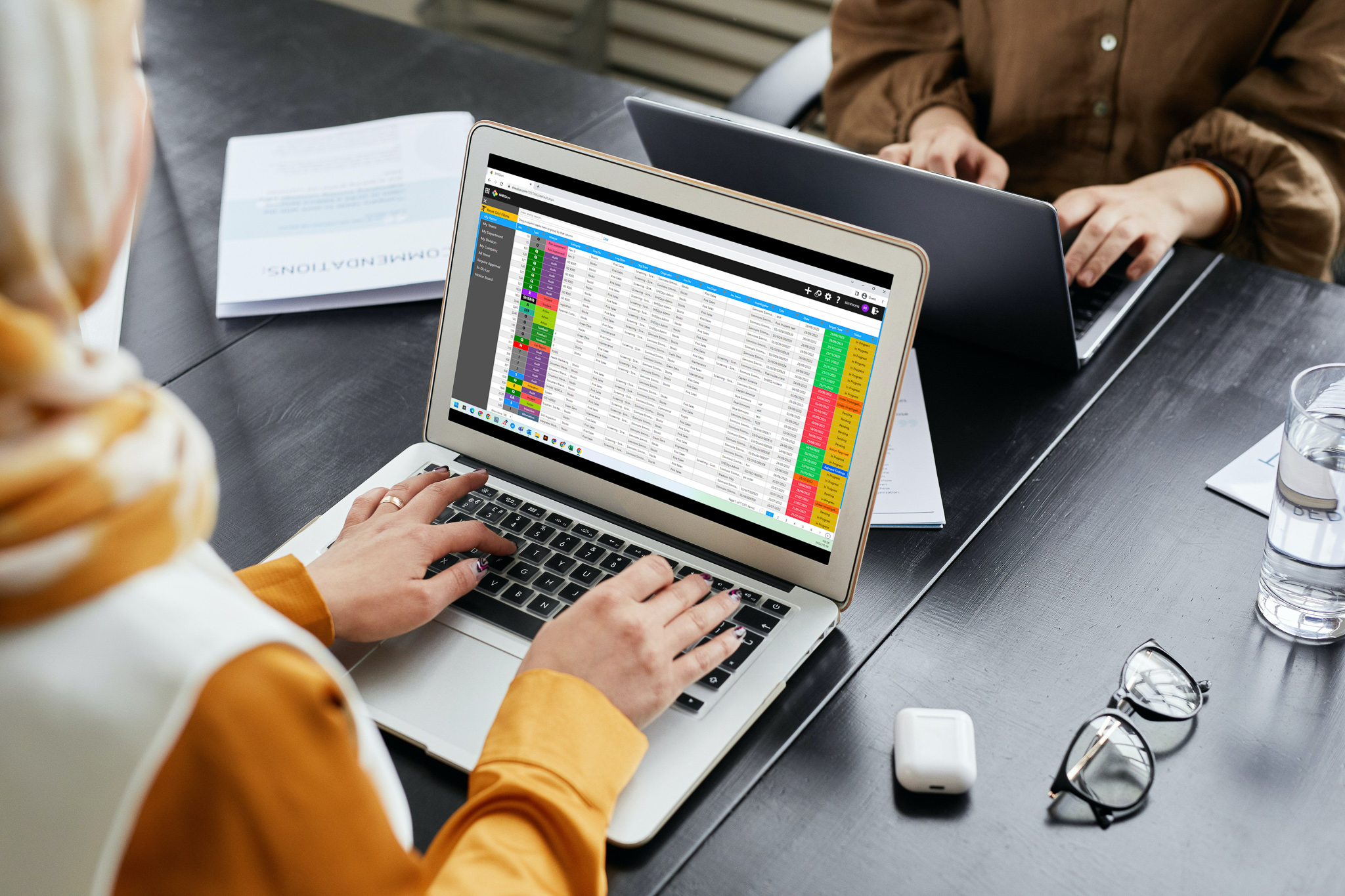 screenshot of SHEQsys