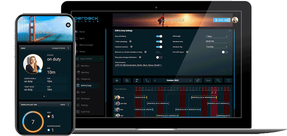 screenshot of SIGNL4