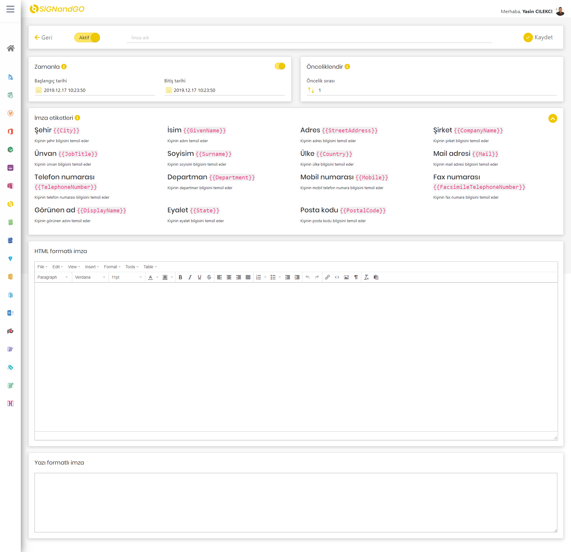 screenshot of SIGNandGO