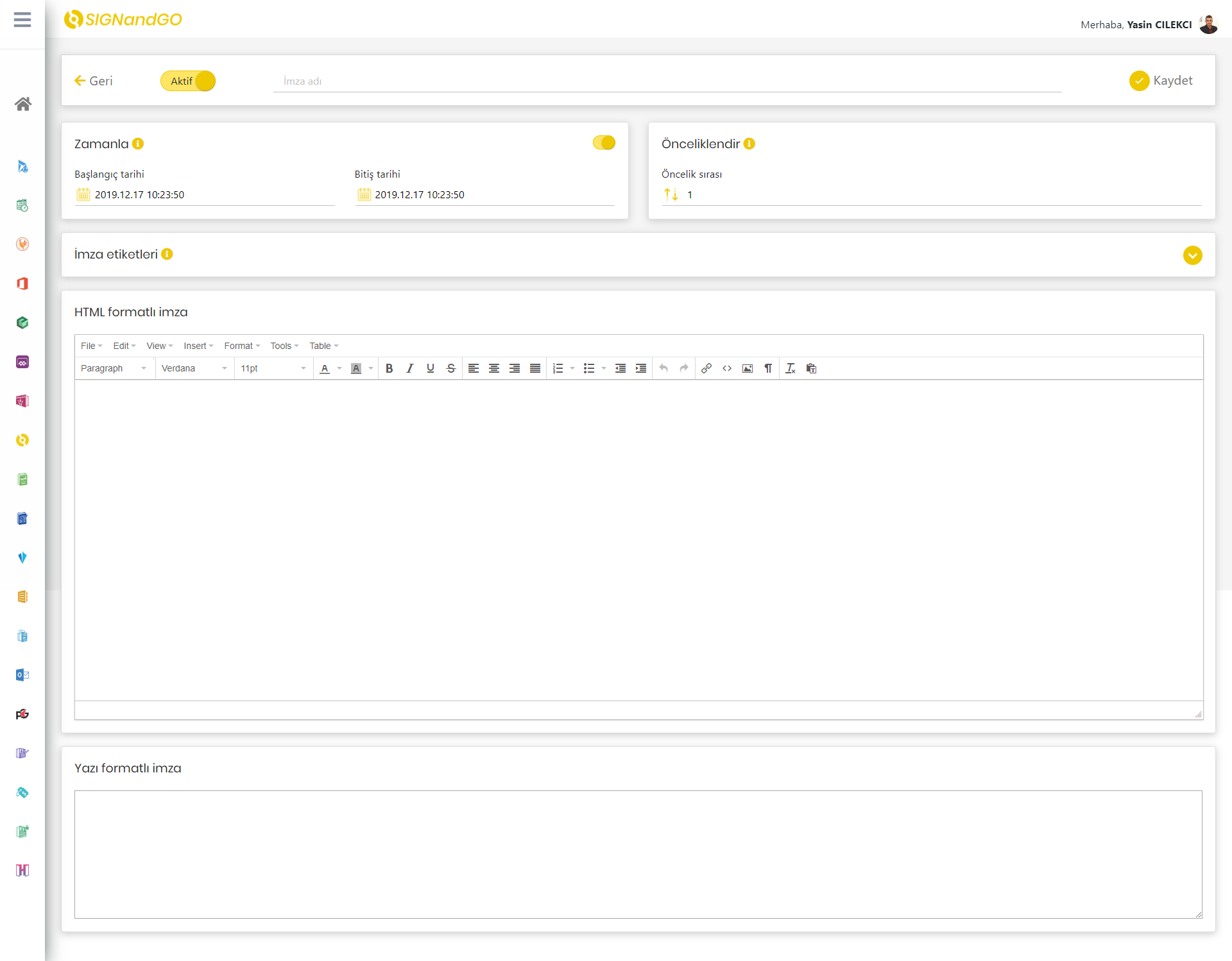 screenshot of SIGNandGO