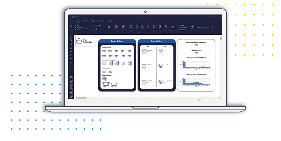 screenshot of SIMUL8