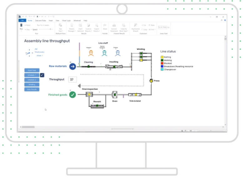 screenshot of SIMUL8