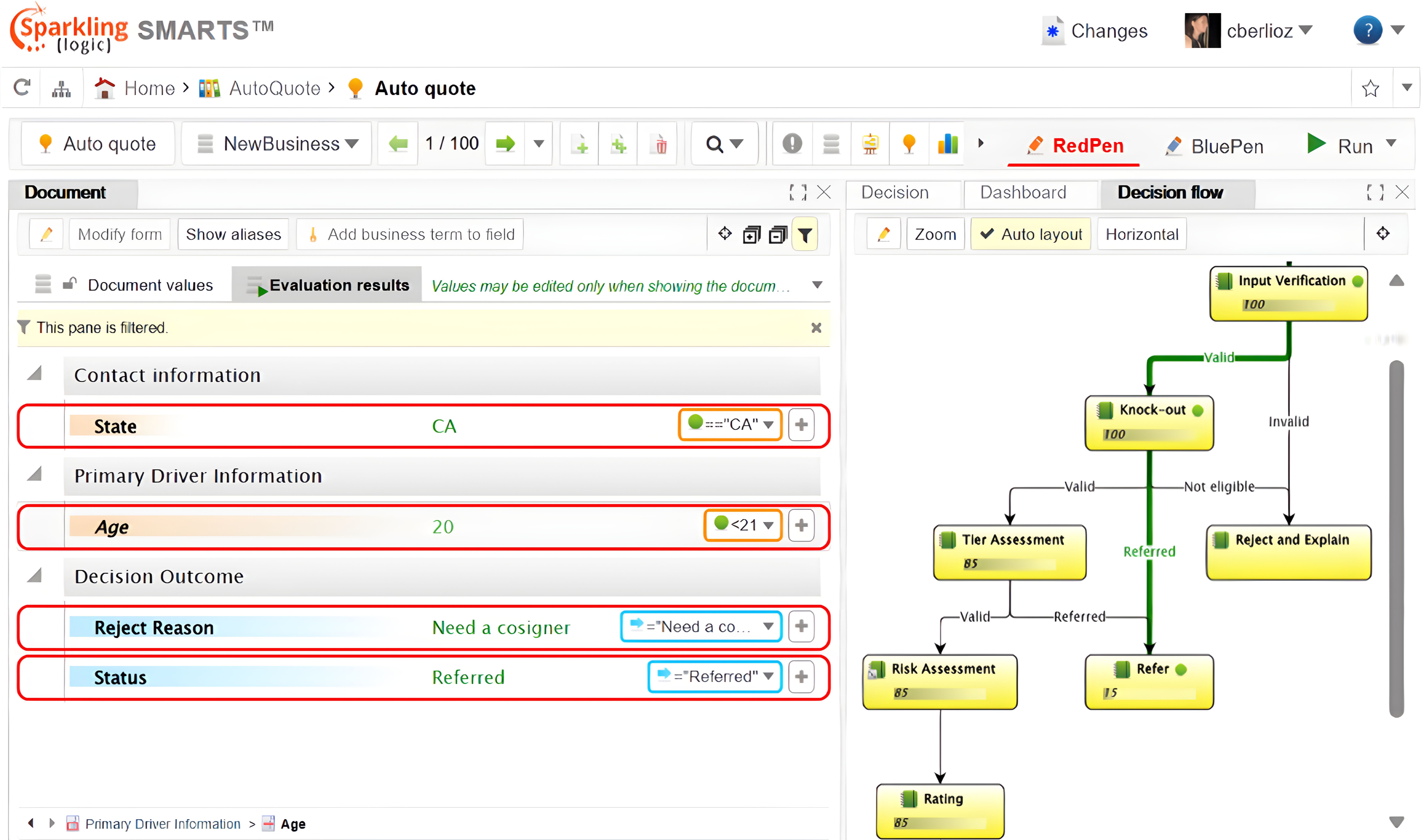 screenshot of SMARTS