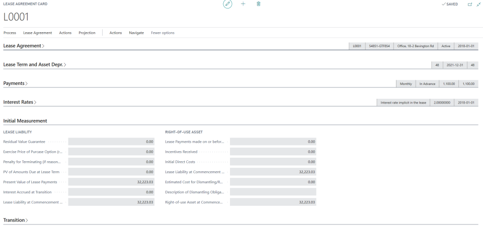 screenshot of SOFT4Lessee