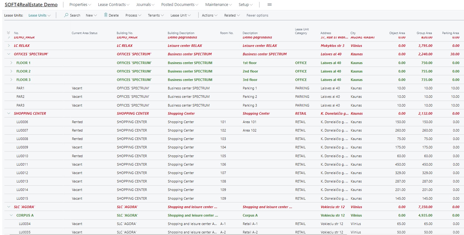 screenshot of SOFT4Spaces
