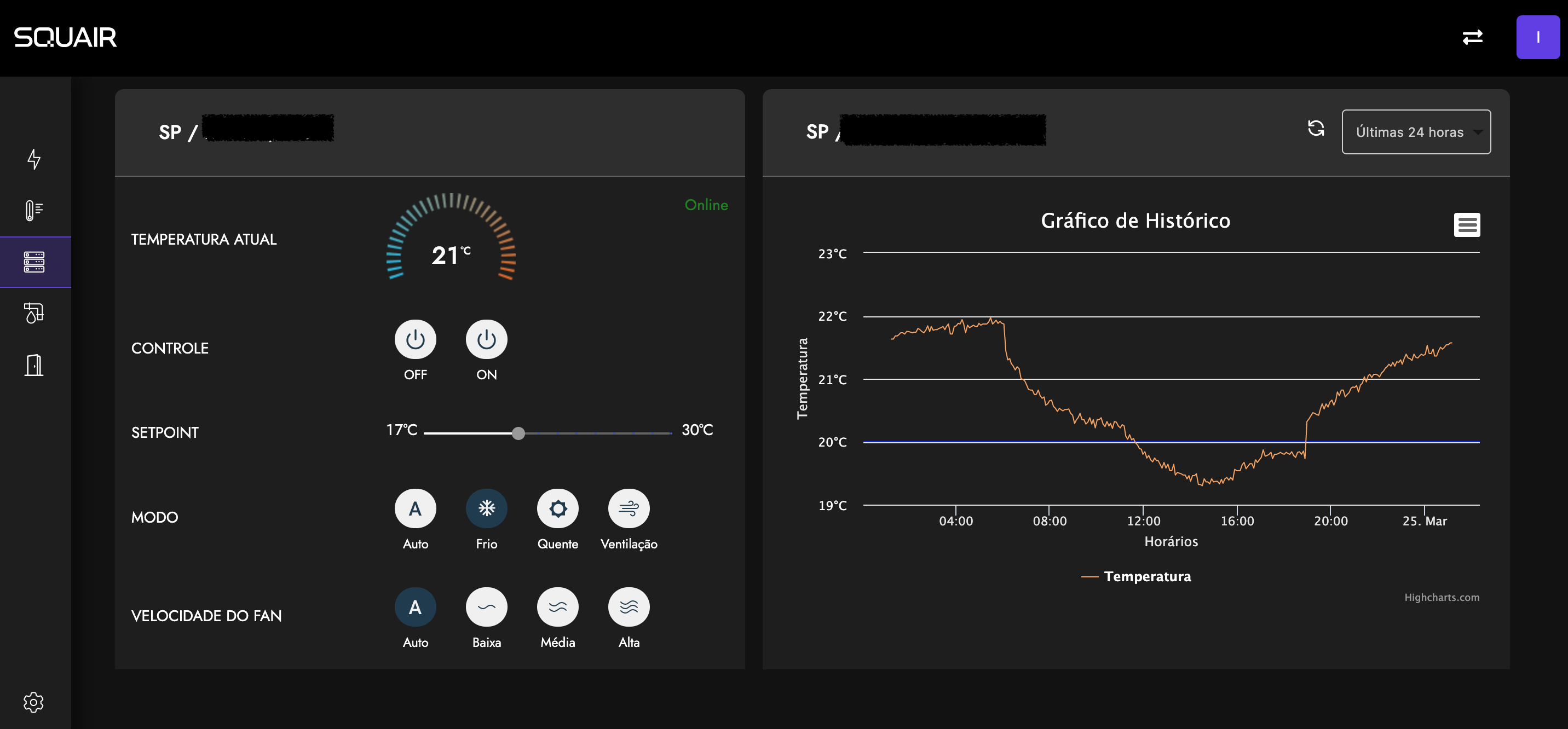 screenshot of SQUAIR
