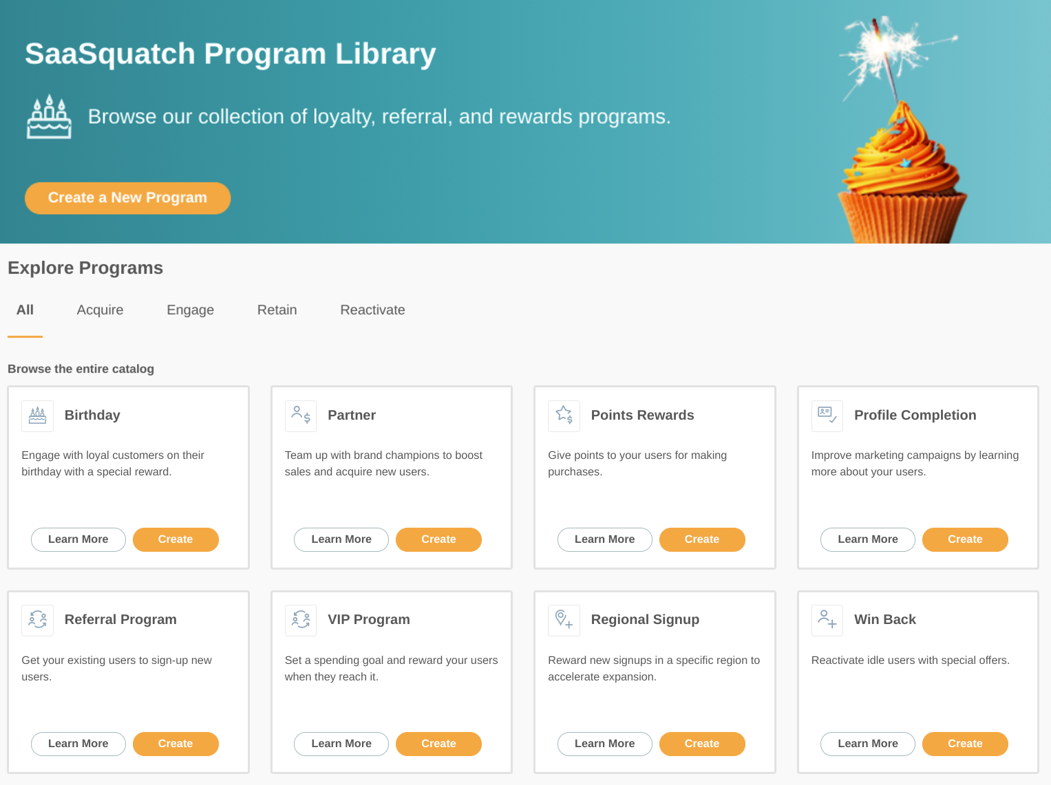 screenshot of SaaSquatch