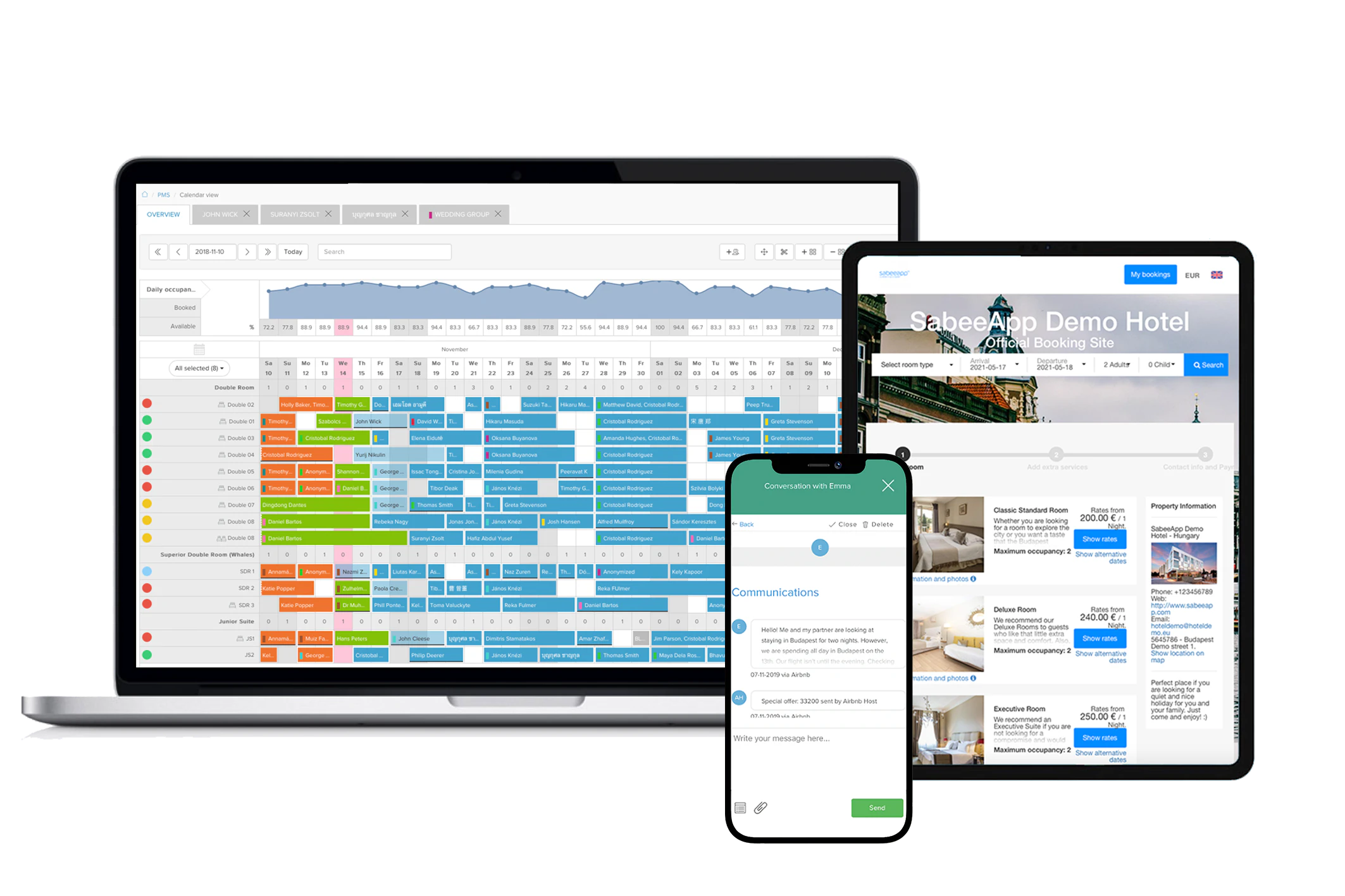 screenshot of SabeeApp