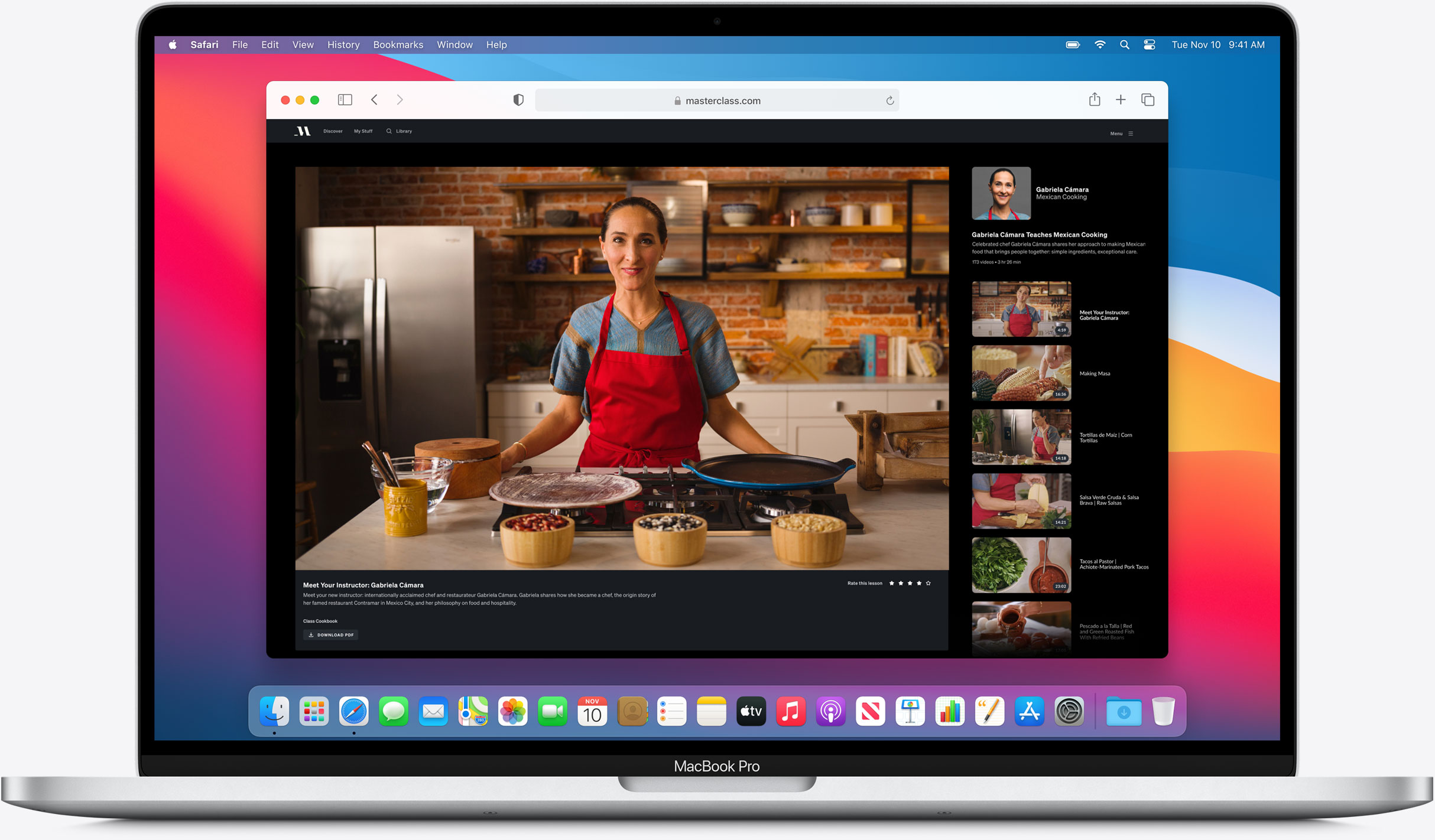 screenshot of Safari