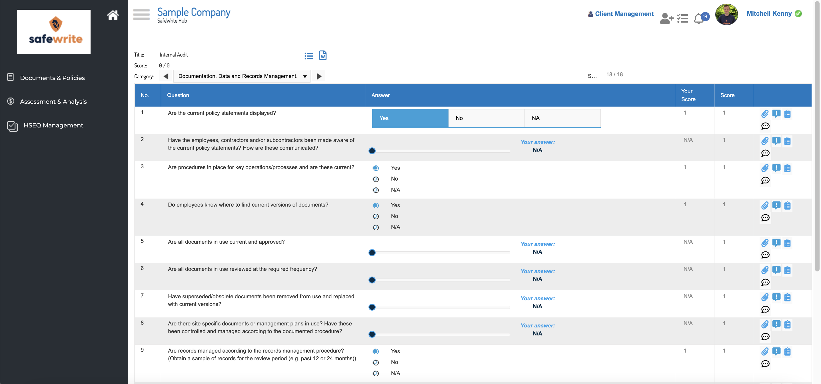 screenshot of SafeWrite