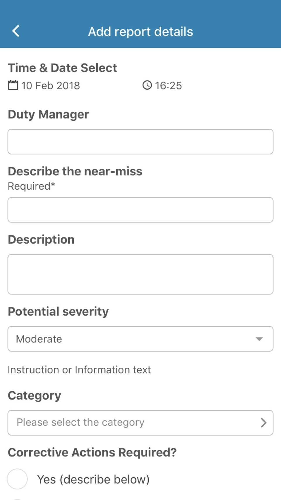 screenshot of SaferMe