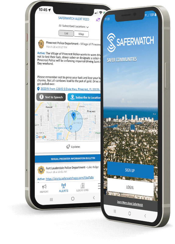 screenshot of SaferWatch