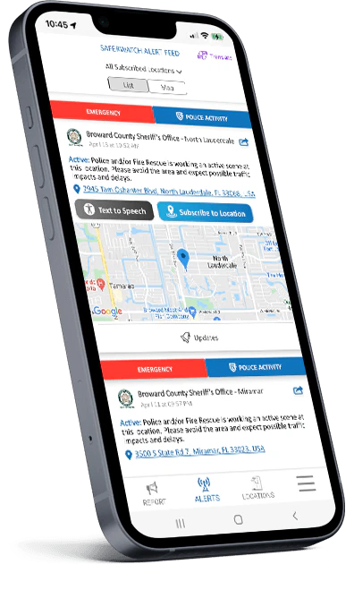 screenshot of SaferWatch