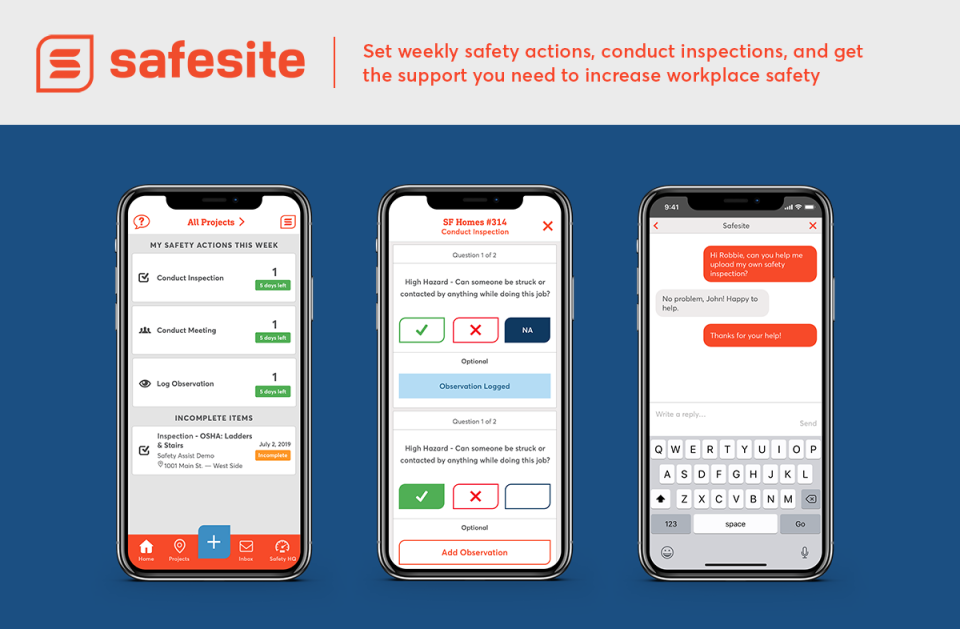 screenshot of Safesite