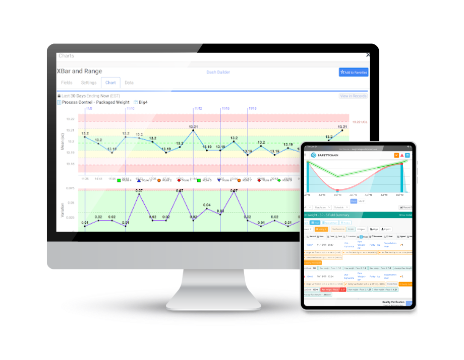 screenshot of SafetyChain