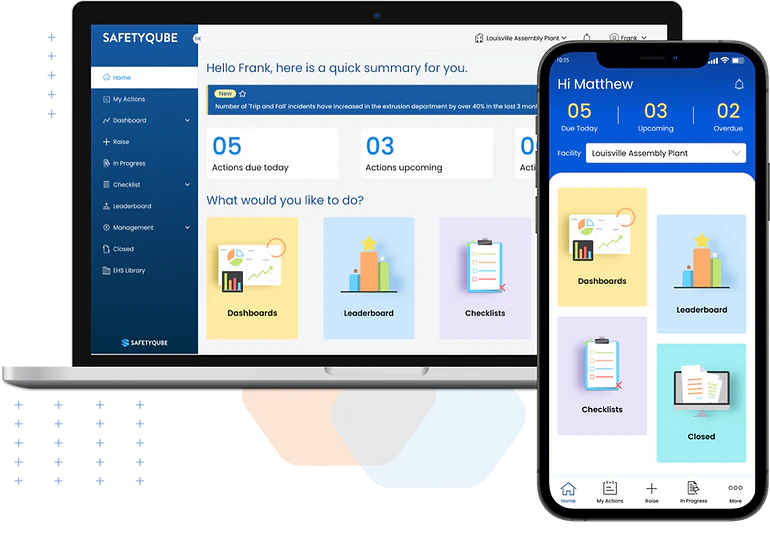 screenshot of SafetyQube