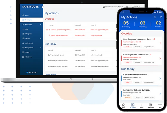 screenshot of SafetyQube