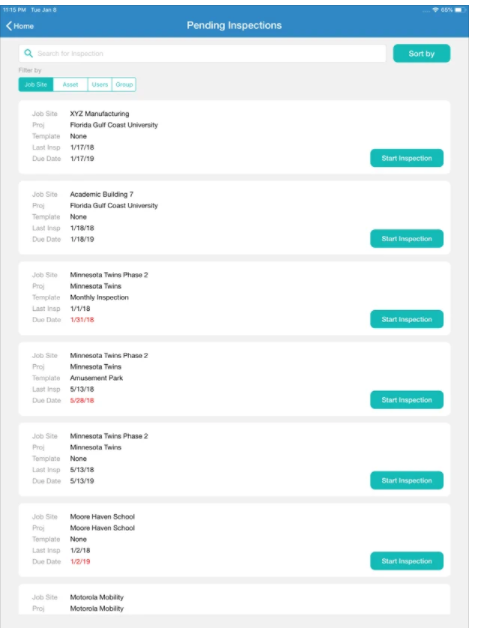 screenshot of SafetyStratus