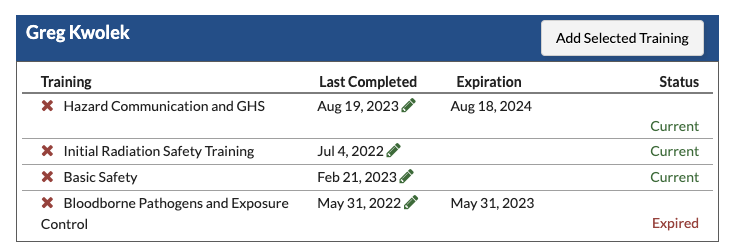 screenshot of SafetyStratus