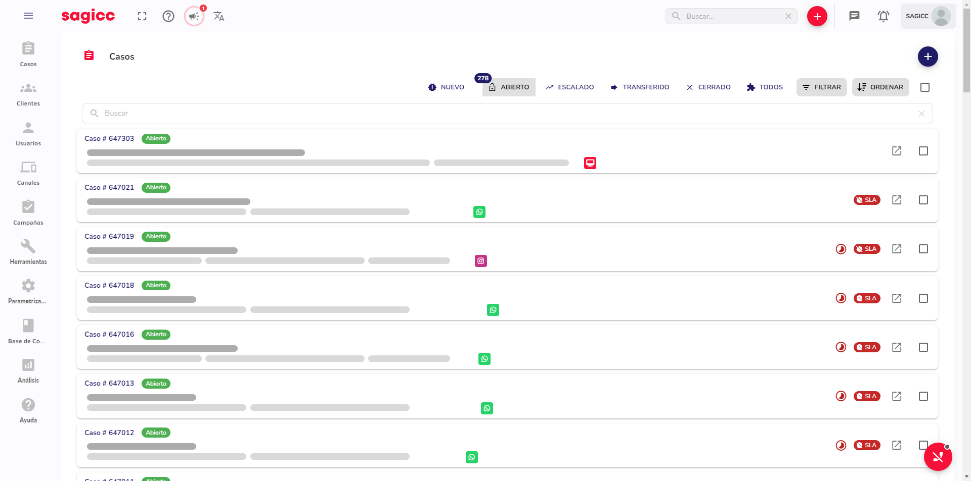 screenshot of Sagicc