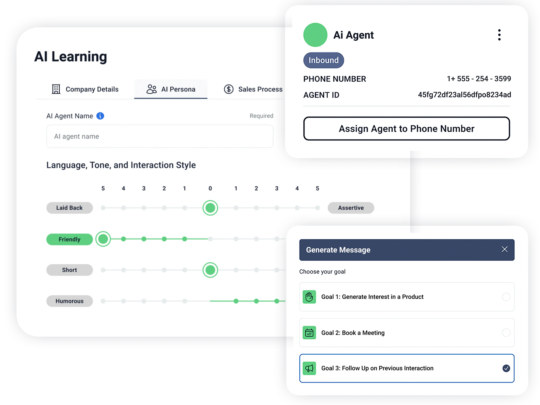 screenshot of SalesAi