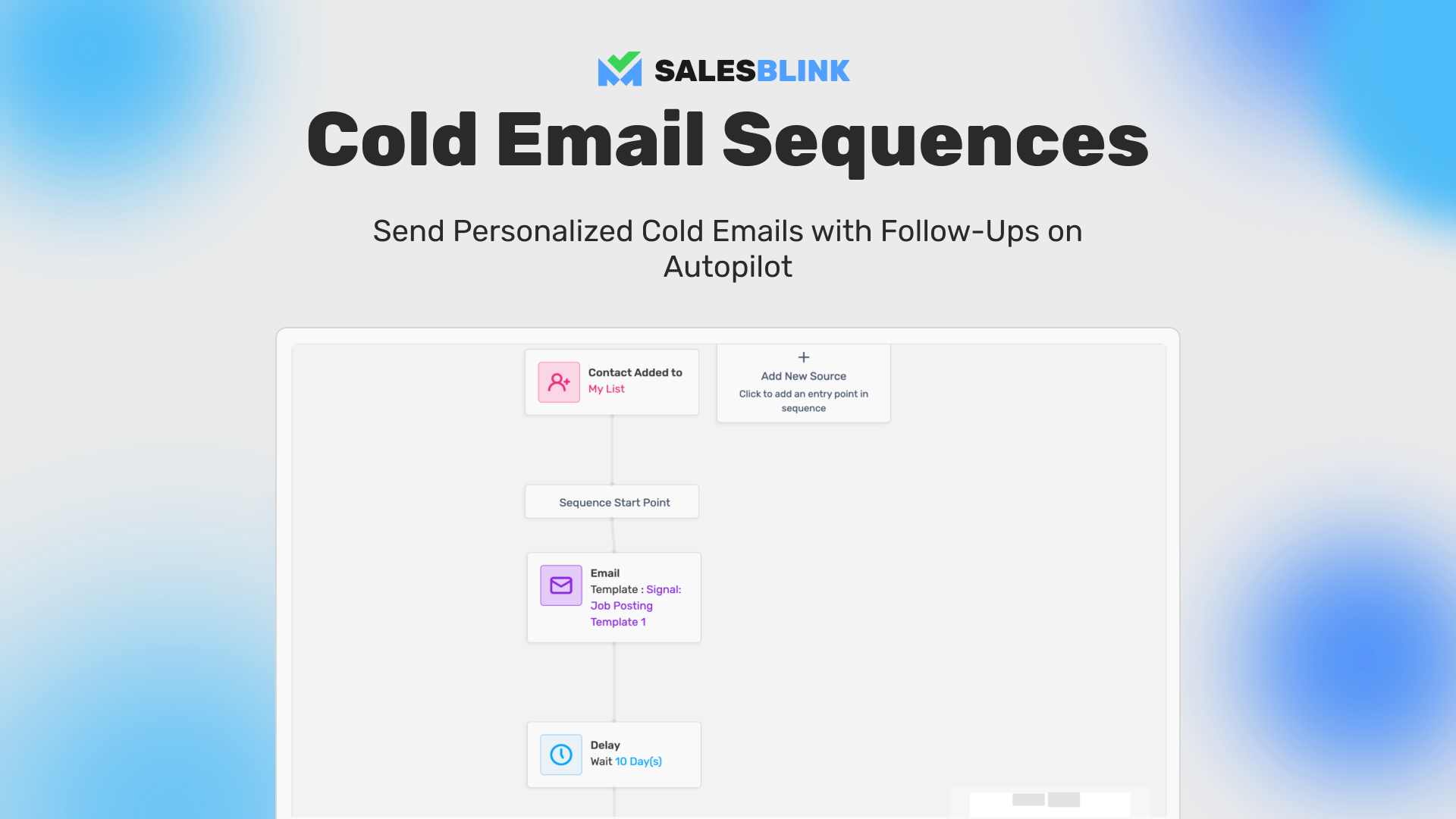 screenshot of SalesBlink