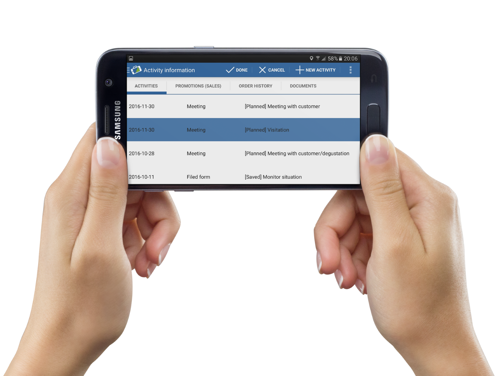 screenshot of SalesEyes