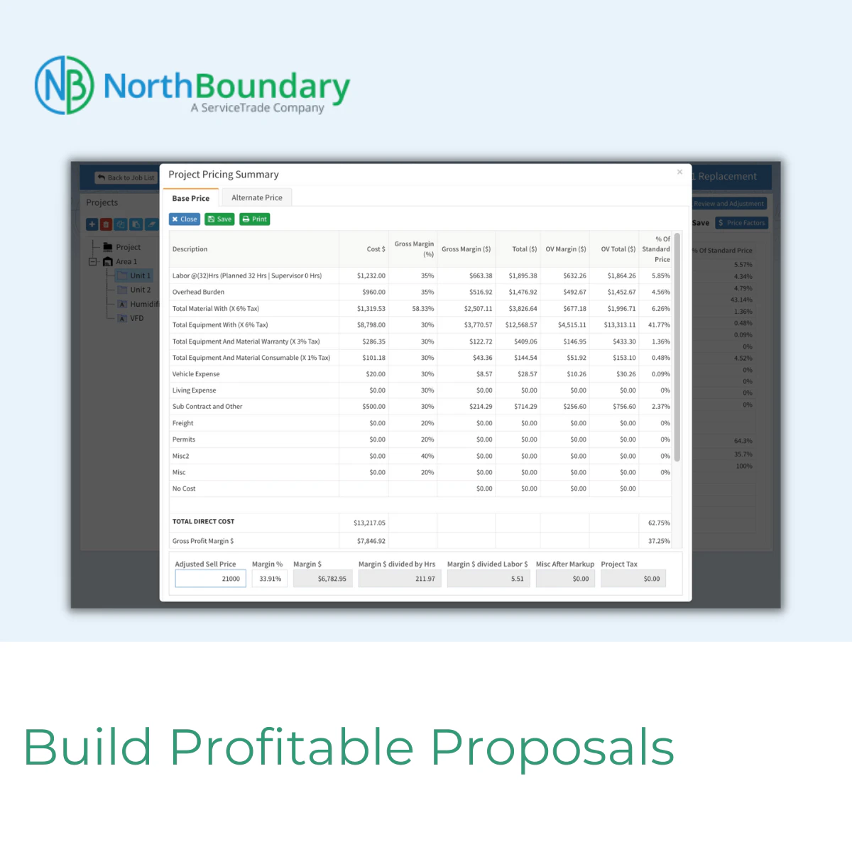 screenshot of SalesManager