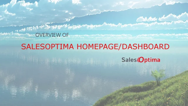 screenshot of SalesOptima