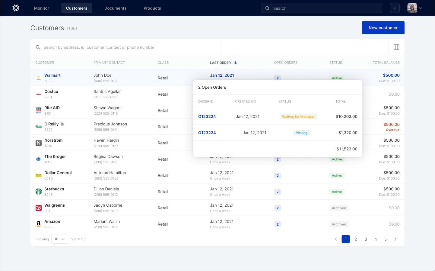 screenshot of SalesPad