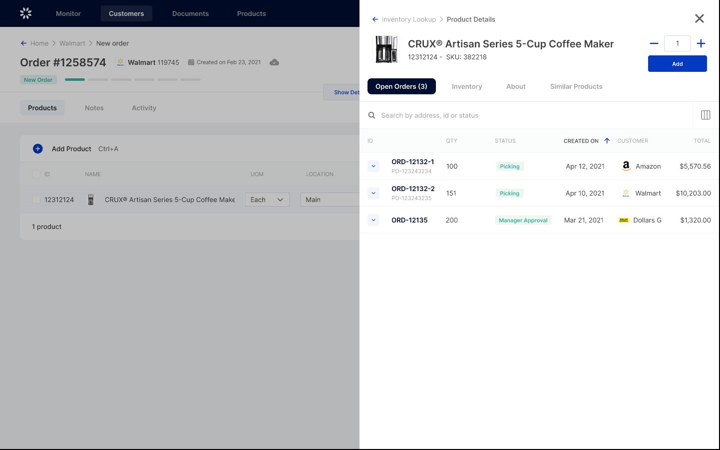 screenshot of SalesPad
