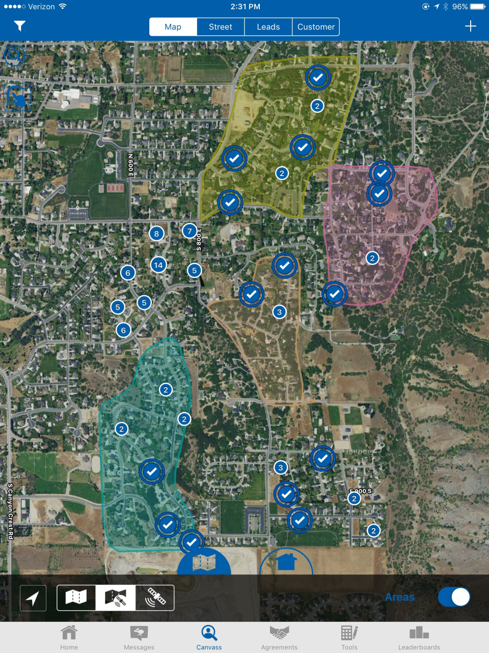 screenshot of SalesRabbit