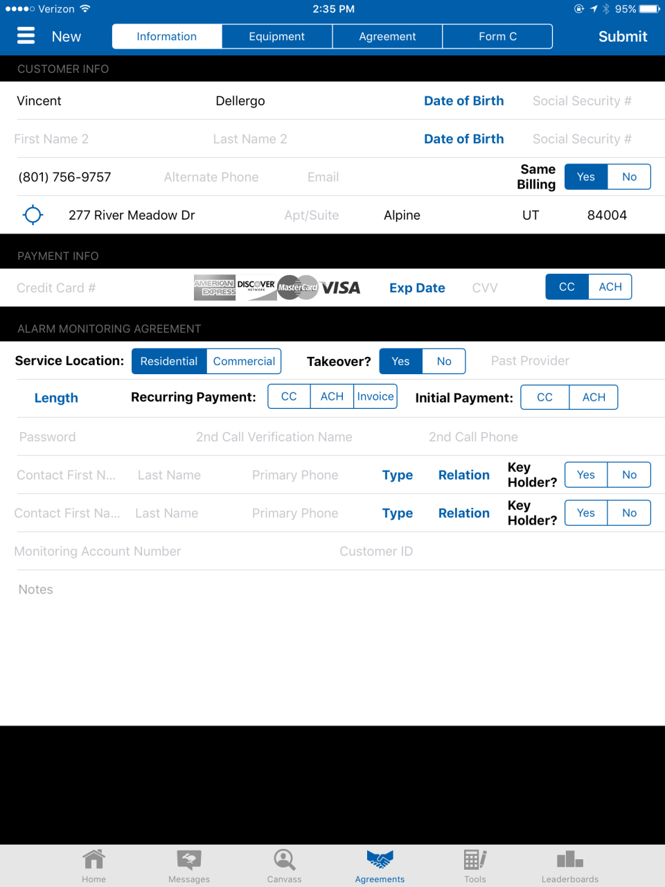 screenshot of SalesRabbit