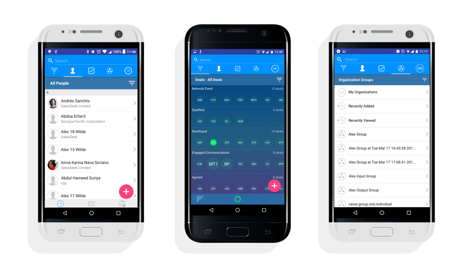 screenshot of SalesSeek
