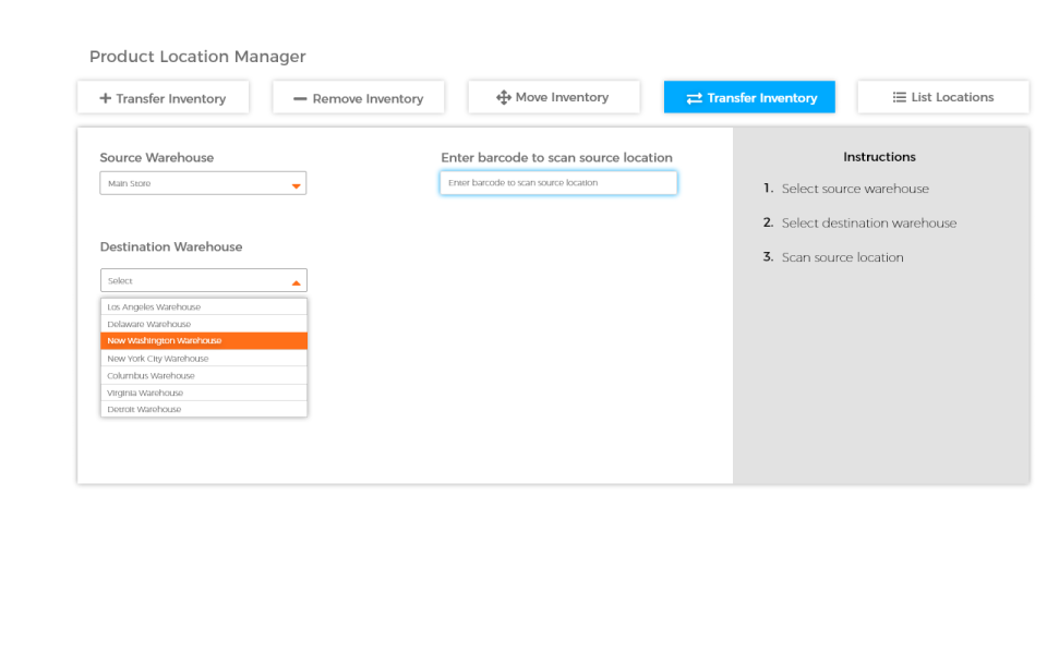 screenshot of SalesWarp