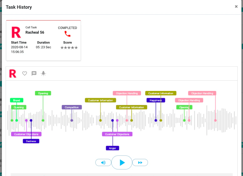 screenshot of Salesken