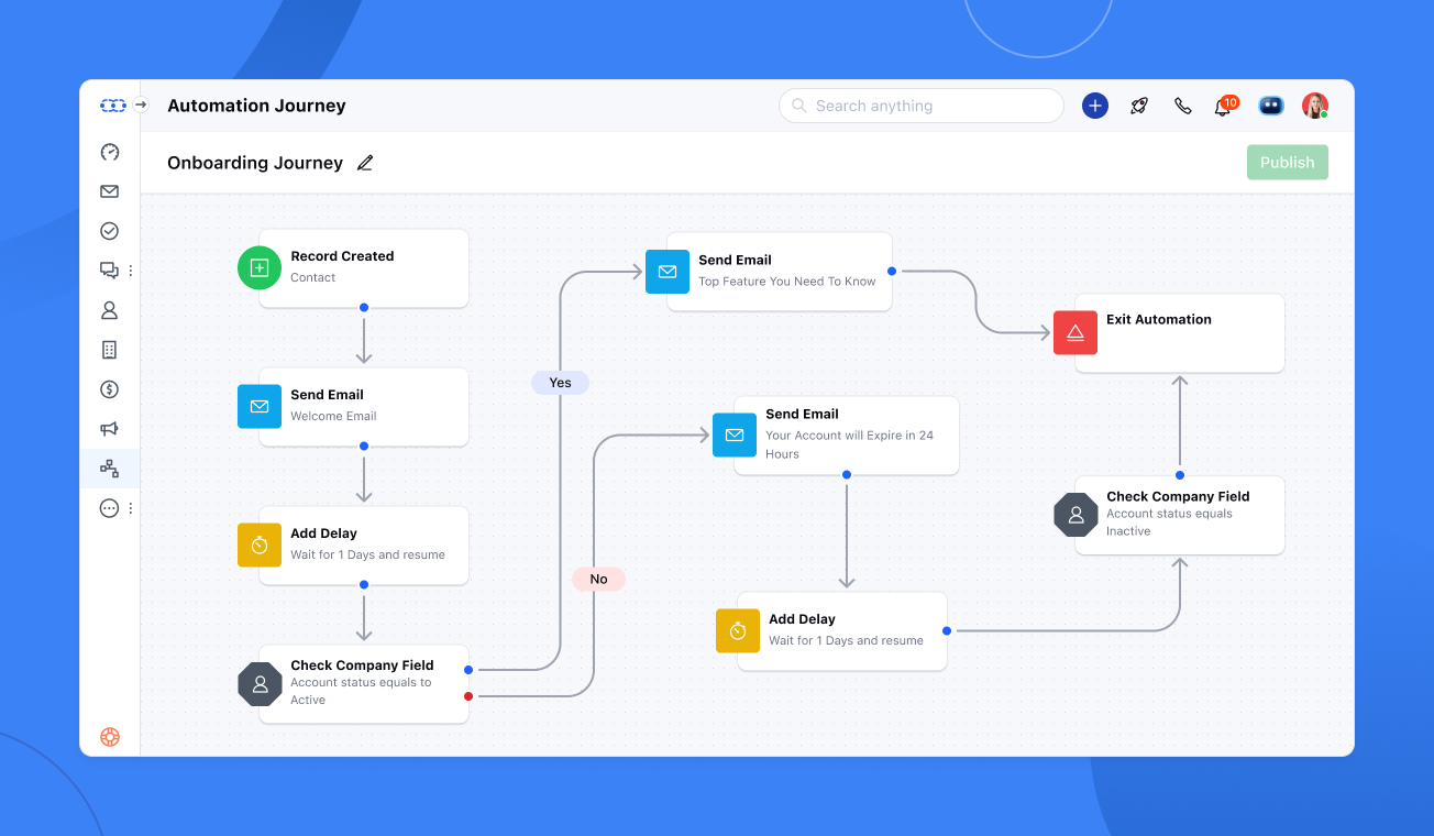 screenshot of Salesmate