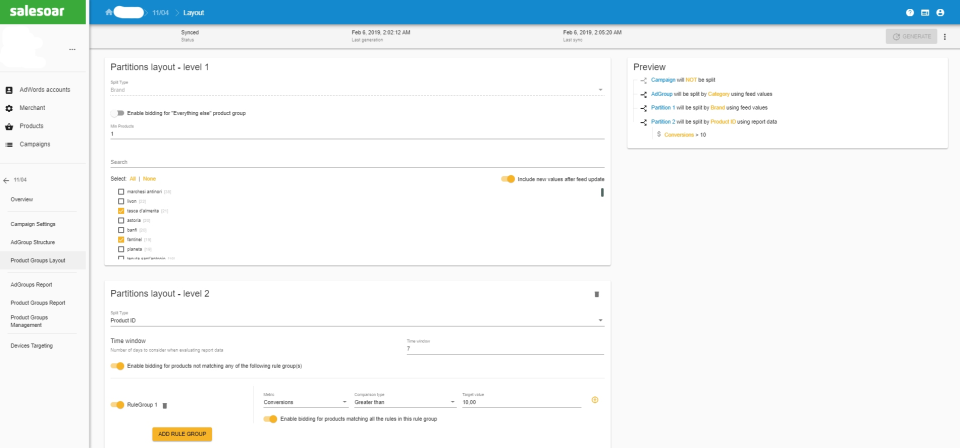 screenshot of Salesoar