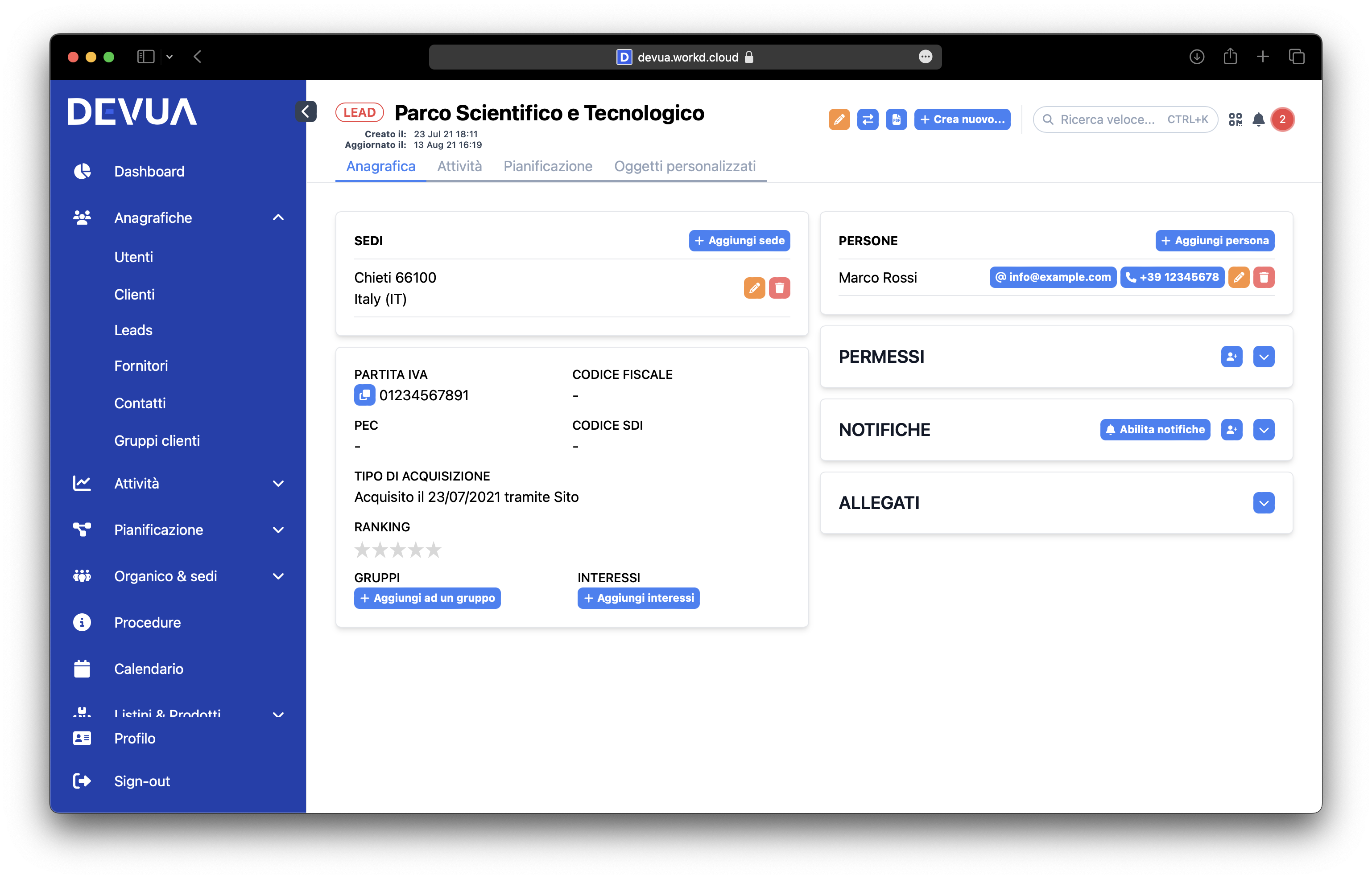 screenshot of Salesteer