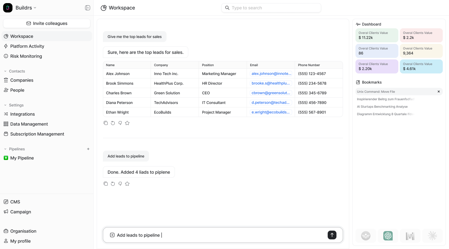 screenshot of Salesteq