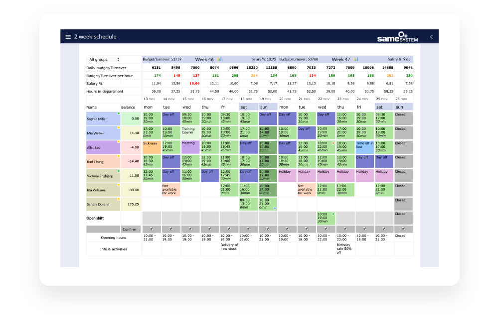 screenshot of SameSystem