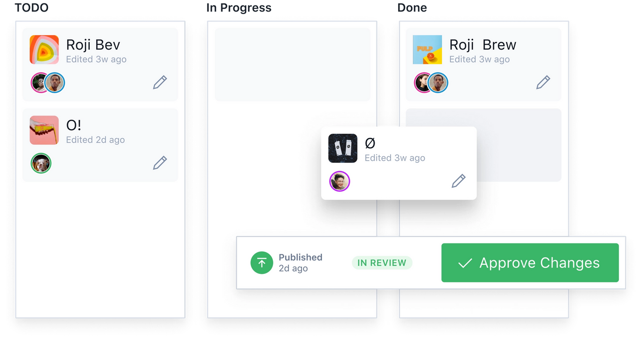 screenshot of Sanity