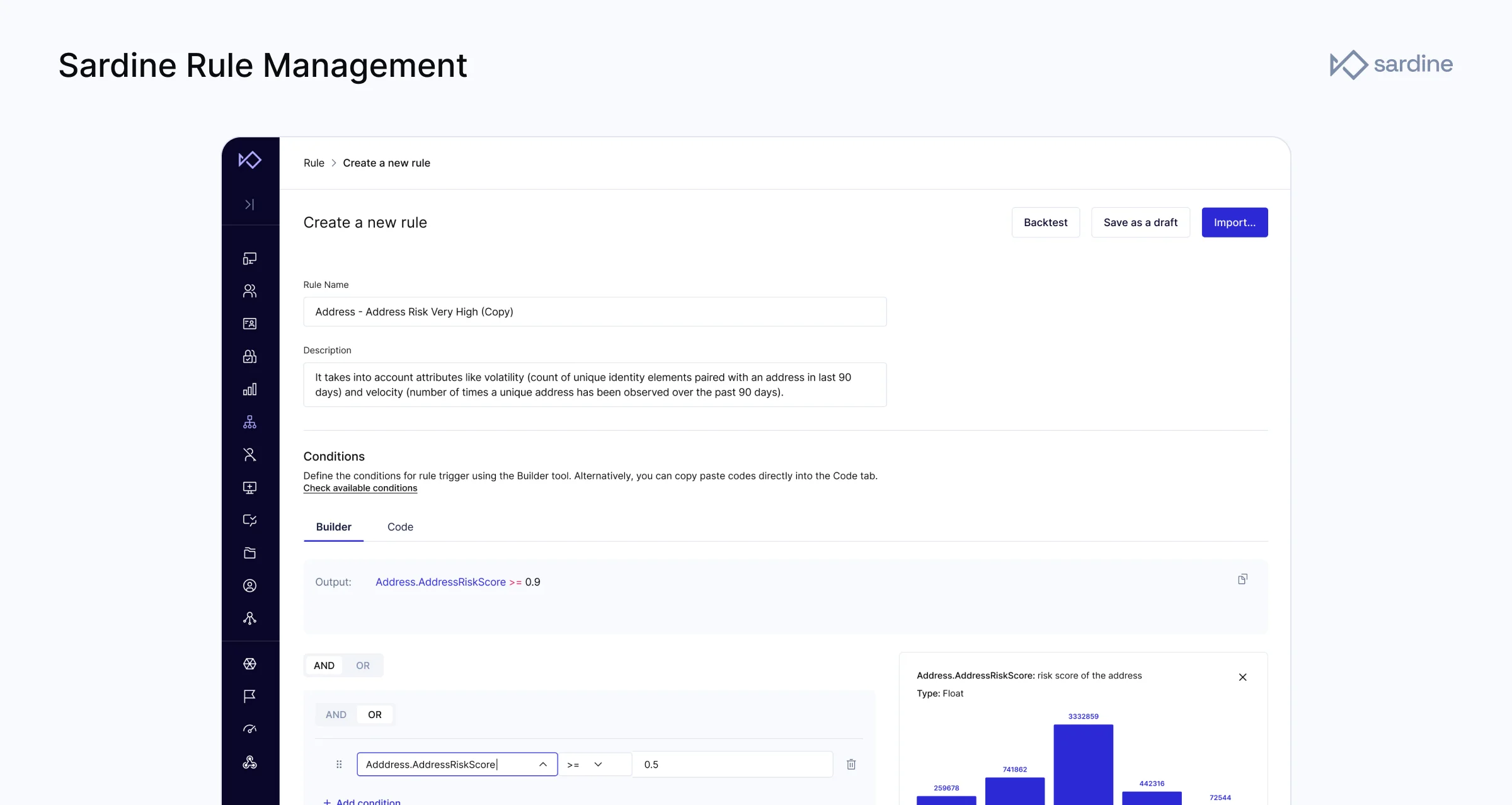 screenshot of Sardine