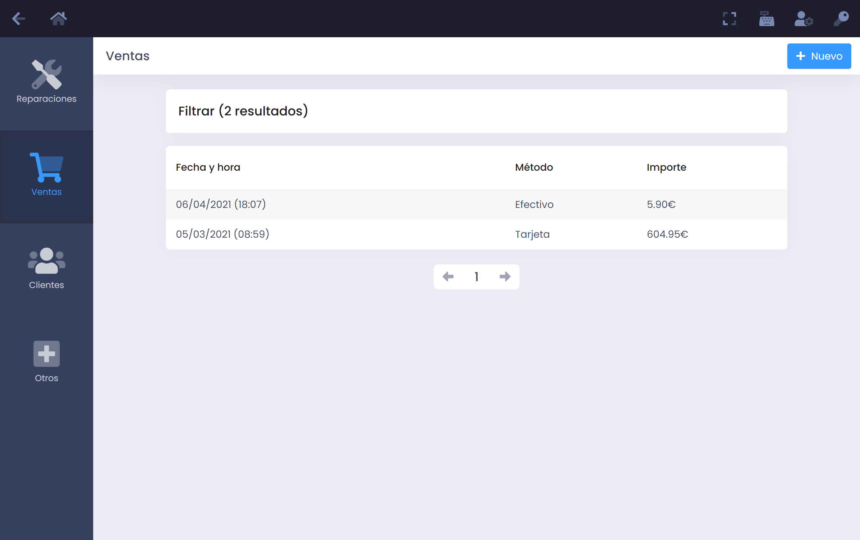 screenshot of SatTPV