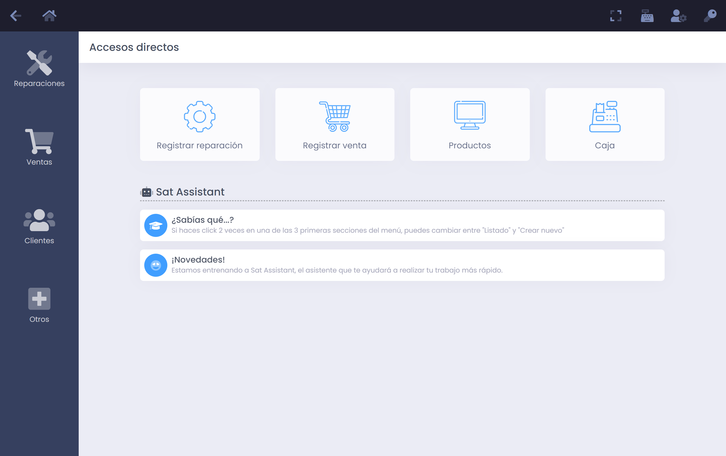 screenshot of SatTPV